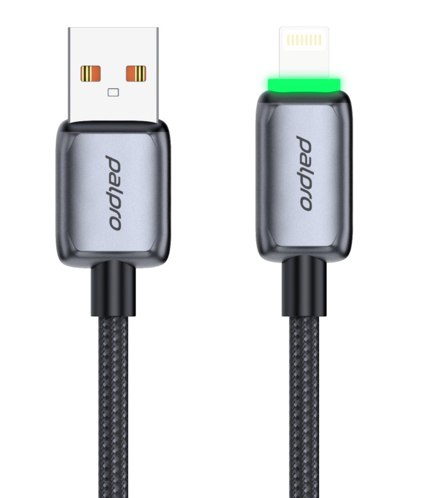 CB03AL USB-A to Lightning Zinc Alloy Braided Charing Cable With LED Indicator