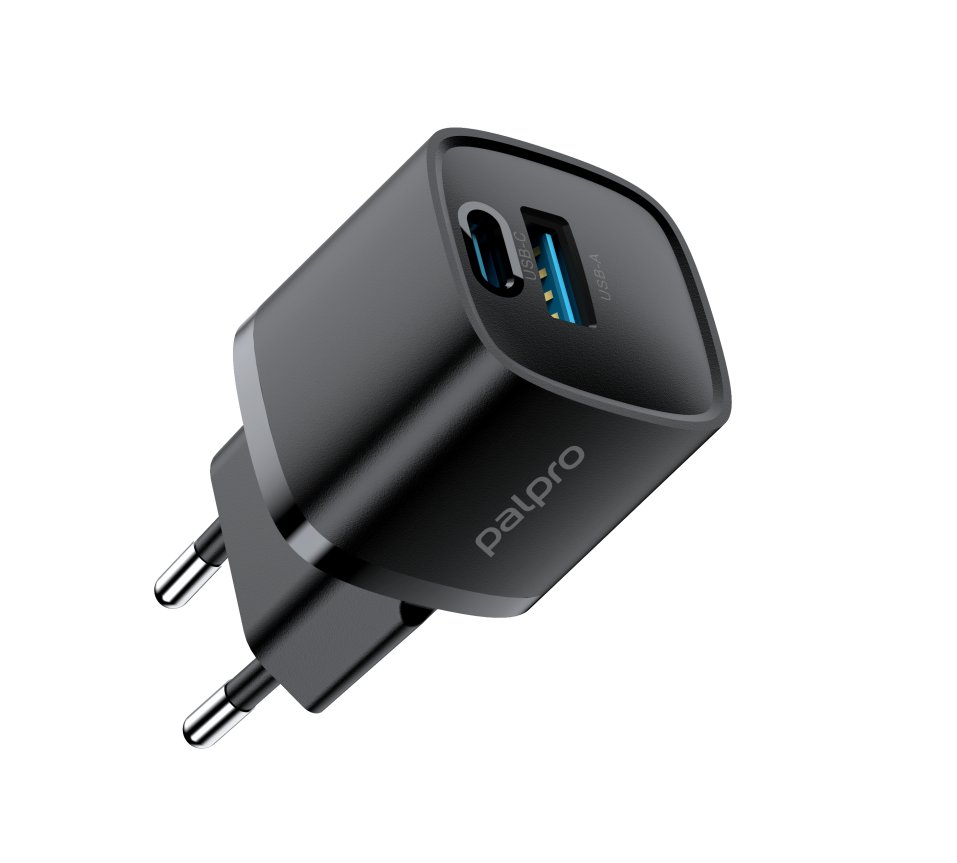 WE02 PD20W GaN Dual Ports USB-C+USB-A Charger